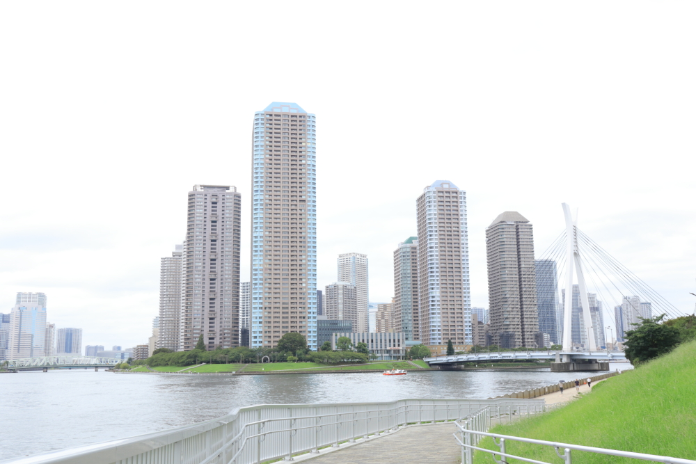 隅田川と中央大橋